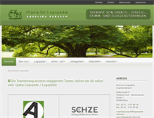 Tablet Screenshot of logopaedie-erfurt.de